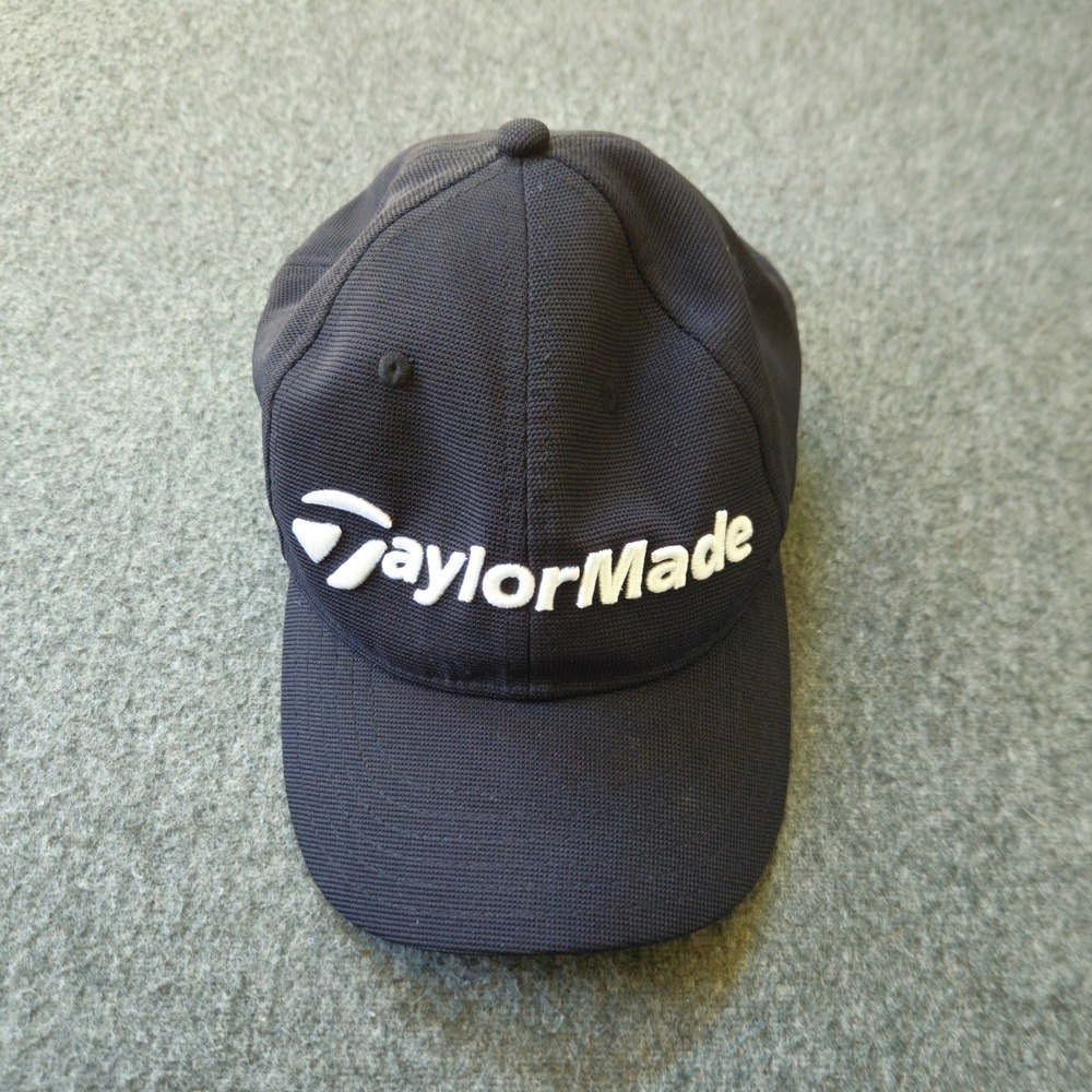 TaylorMade Golf Hat OSFA Black Adjustable Mesh Performance Golfcore Country Club